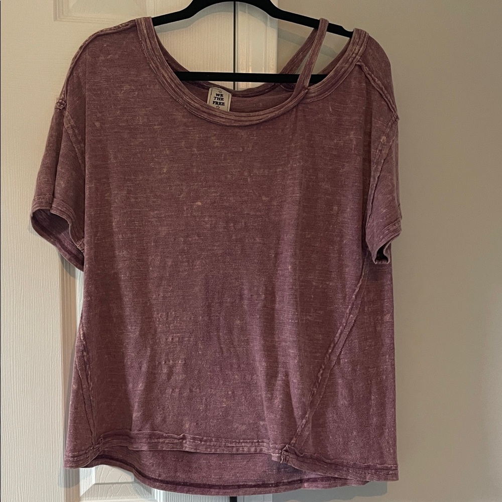 We The Free Mauve Short Sleeve Tee